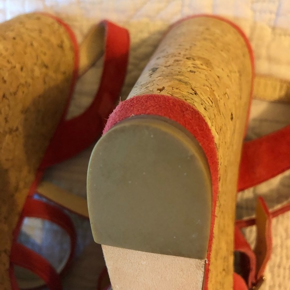 LK Bennett Cork wedge sandals - Picture 5 of 8